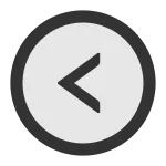 Left Circle SVG Icon
